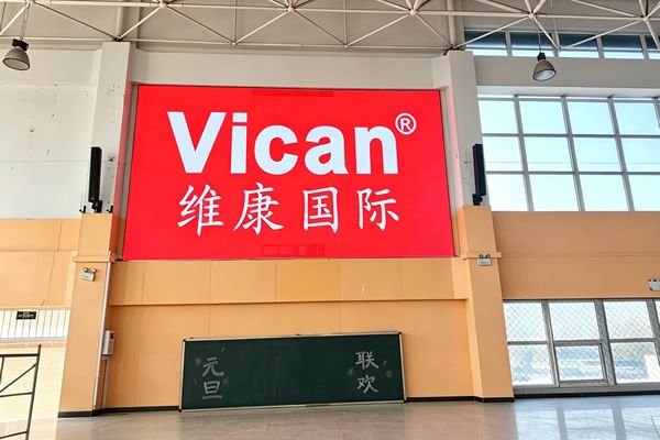Yantai School Gymnasium LED Display Project, Approximately 30㎡